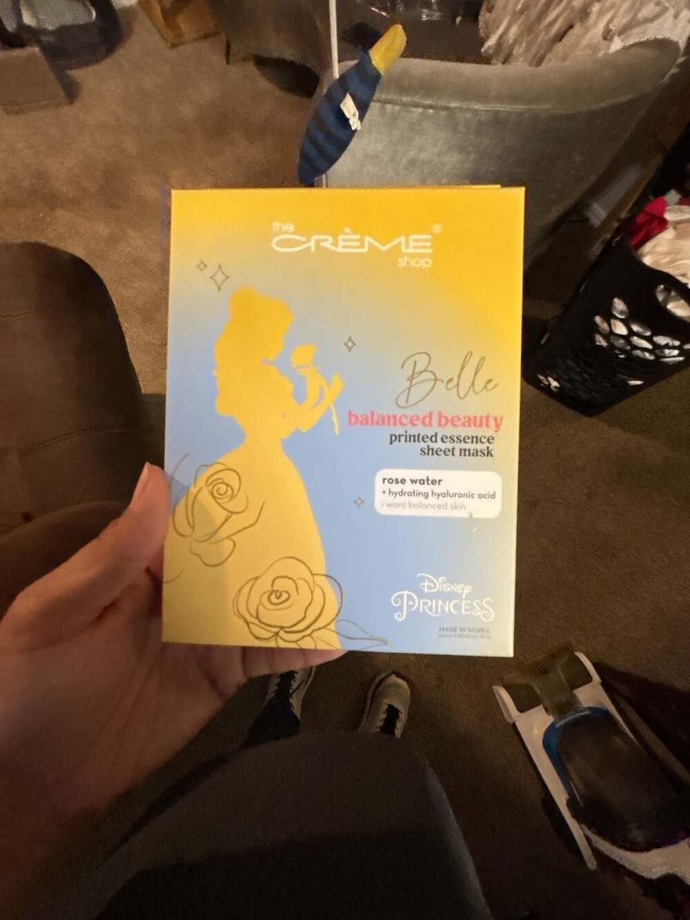 The Crème Shop x Disney Belle Balanced Beauty Printed Essence Sheet Mask Set of